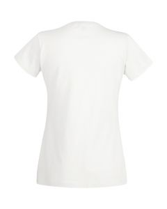 Dames T-shirt Lady-fit valueweight white