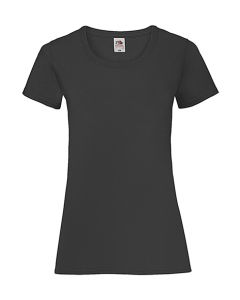 2-pack T-shirts Lady-fit valueweight black