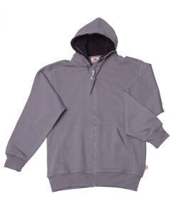 Uniwear hooded jacket, grey/black